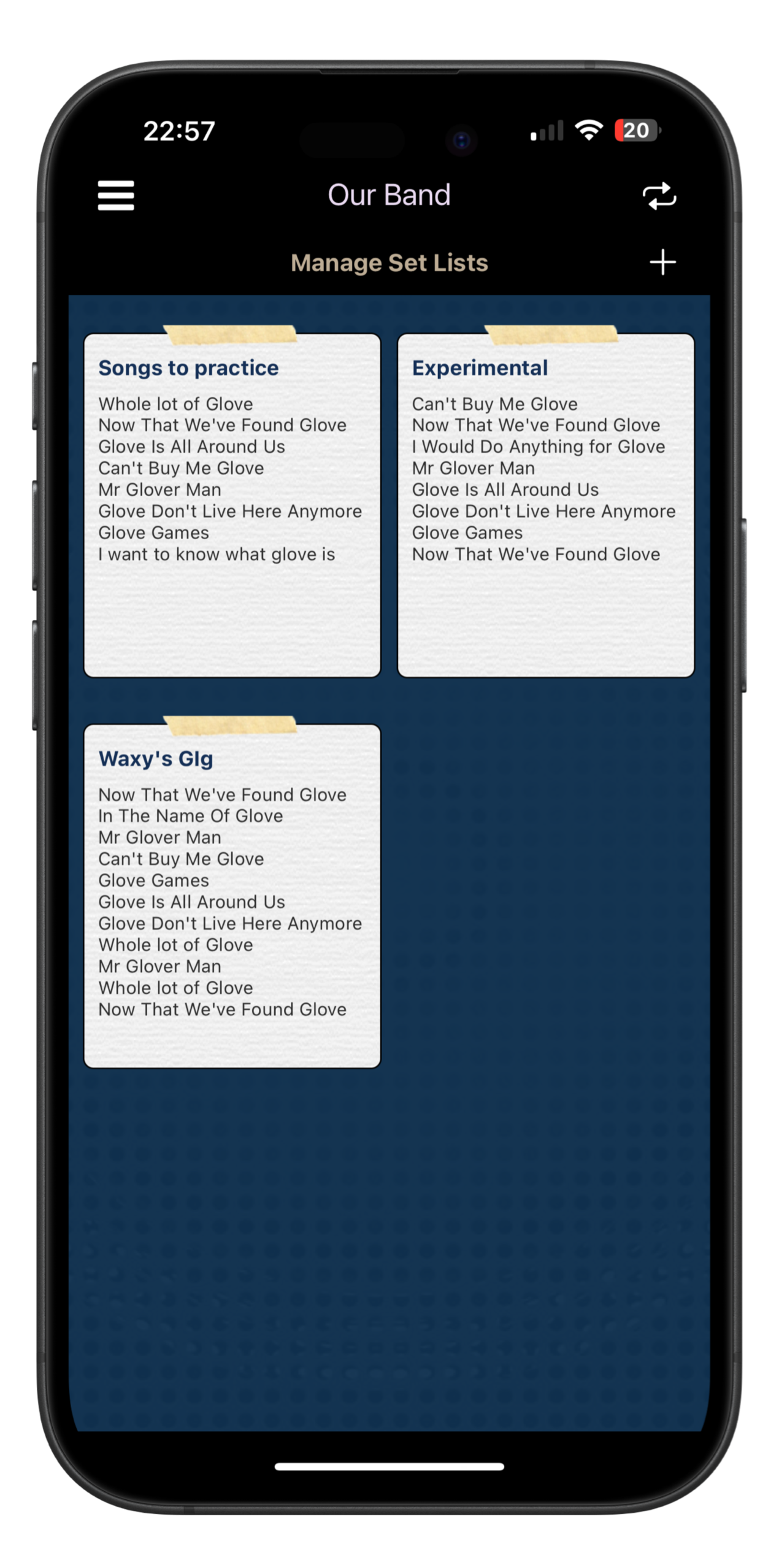 Setlist Maker